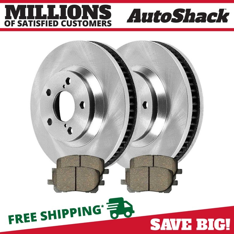 Front Brake Rotors & Pads for Pontiac Vibe 2003-2008 Toyota Corolla Matrix 1.8L