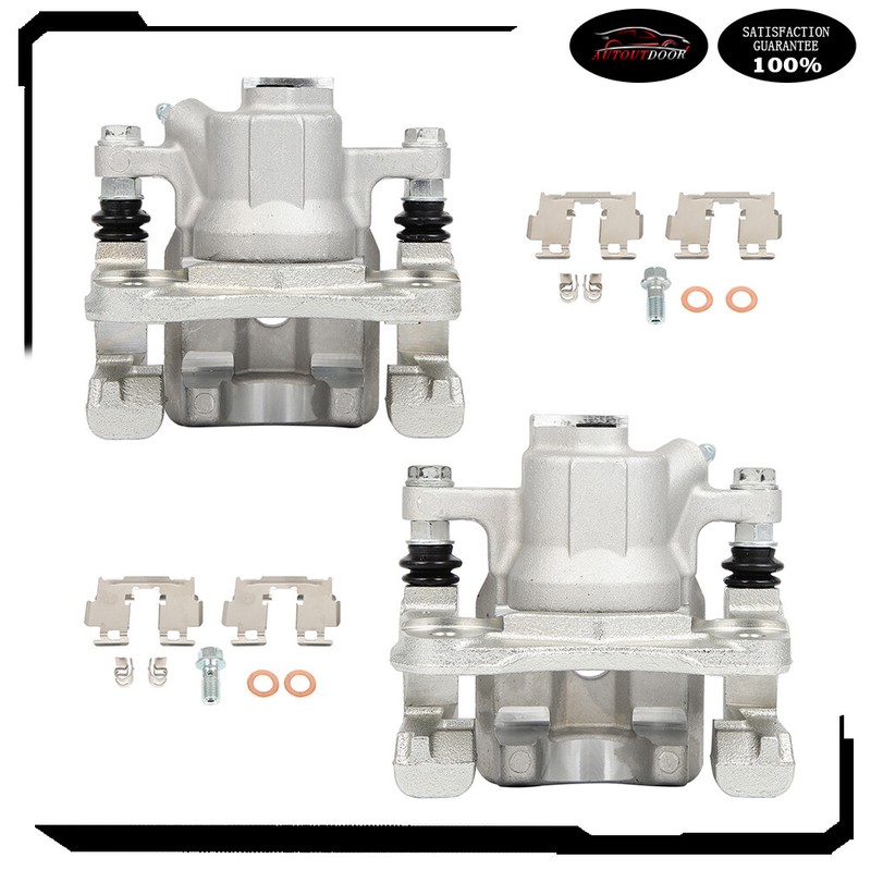 For 2007-2011 Toyota Camry Rear Left Right Brake Calipers w/ Bracket Pair New gallery