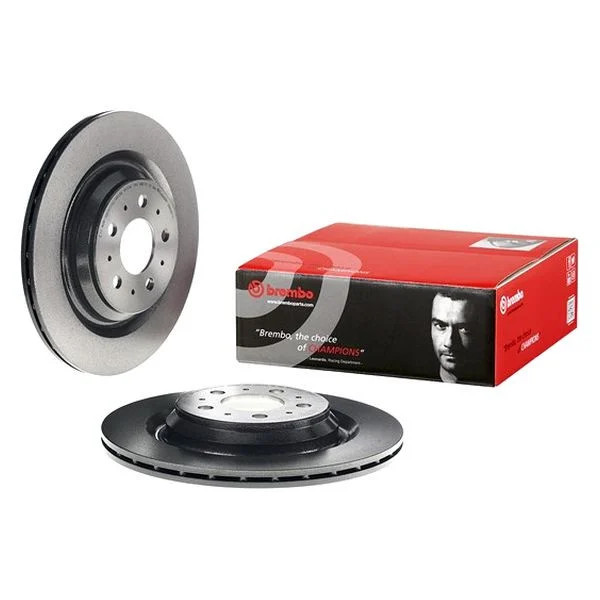 For Tesla 3 17-26 Brembo UV Coated Series Plain Vented Rear Brake Rotor