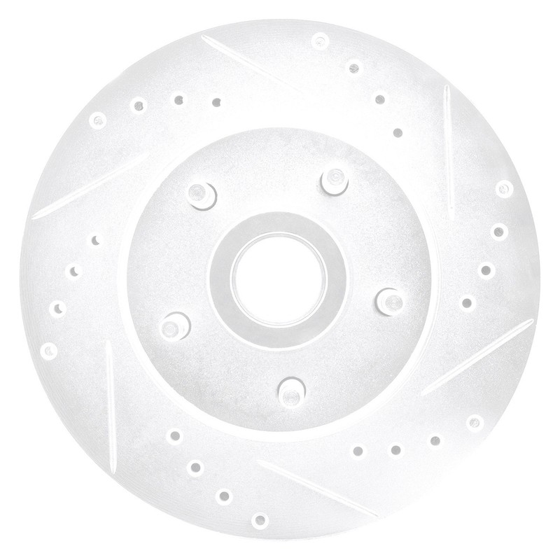 For Lincoln Continental 87 Brake Rotor DFC Premium Drilled & Slotted Front
