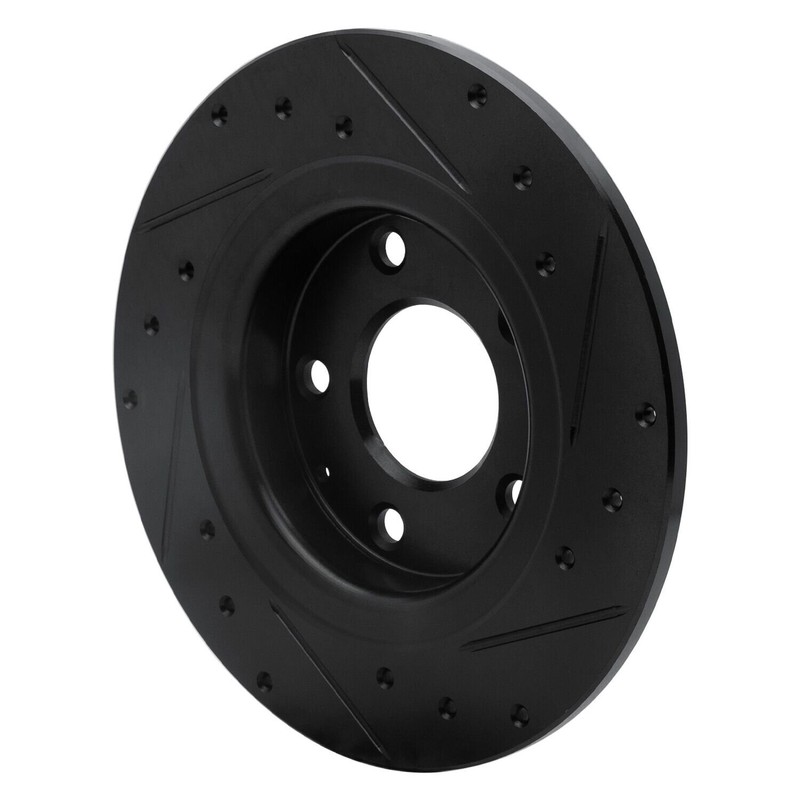 For Mazda 6 14-21 eLINE Drilled & Slotted 1-Piece Rear Driver Side Brake Rotor gallery
