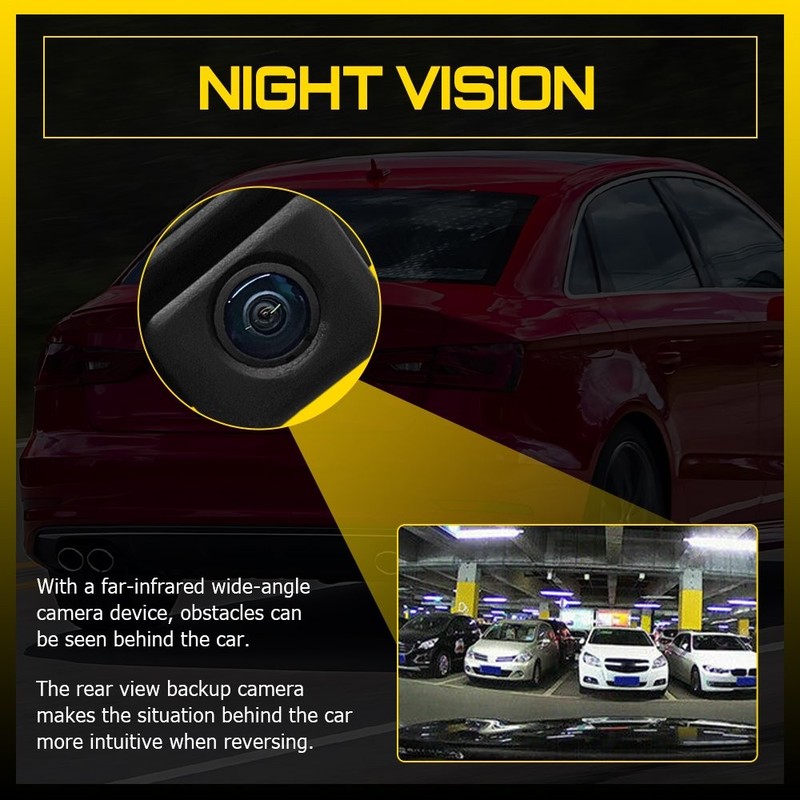 1-10 Rearview Backup Parking Reverse Camera Assist IP69 Fit Audi S3 A3 2015-2020 gallery
