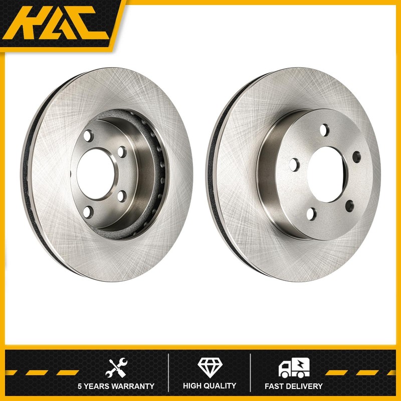Front Vented Brake Rotors Rust Preventative For 2002-2007 Jeep Liberty 780036 2x