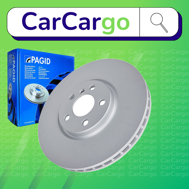 Pagid Vented Front Brake Discs BMW X1 xDrive 30e Plug-in-Hybrid 2022-2024 335 mm