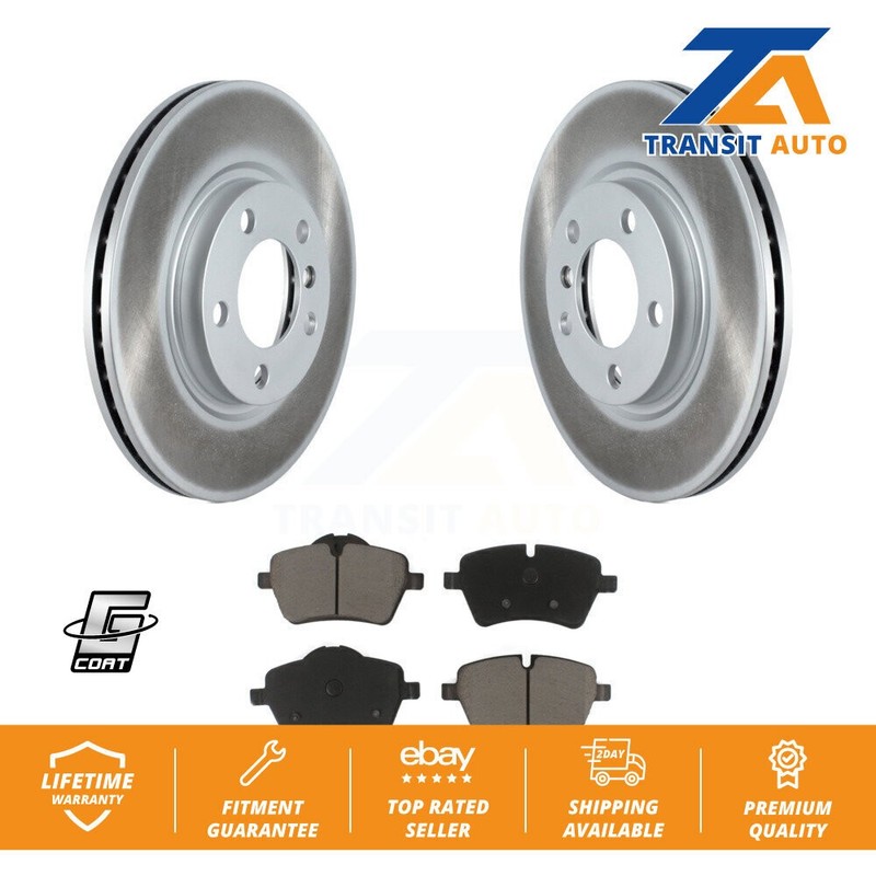 [Front] Coat Disc Brake Rotor Ceramic Pad Kit For Mini Cooper Countryman Paceman