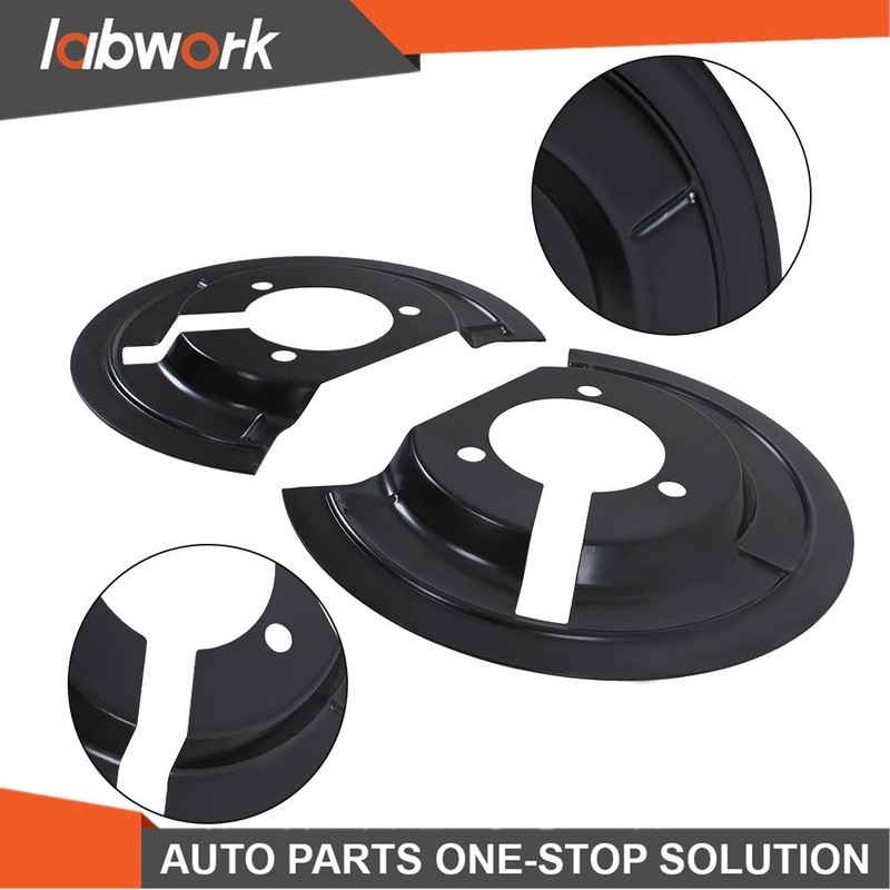 Labwork 2x Brake Backing Plate-Dust Shield Front For Ram 1500 11-19 4.7/5.7L gallery