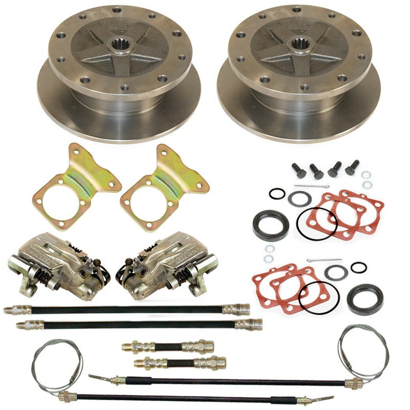Empi 22-2928 Vw Bug Rear Disc Brake Kit 1958-1967, 5 Lug Vw Pattern