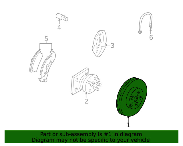 Genuine GM Brake Rotor 18060234 gallery