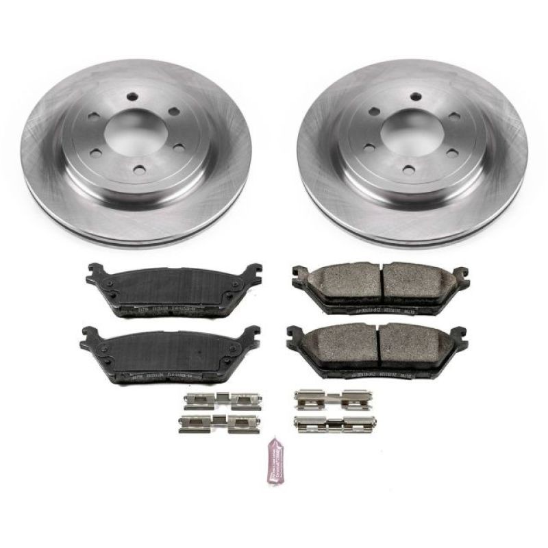 PowerStop KOE8030 Z17 Stock Replacement Brake Kit for 2018 Ford F-150 &
