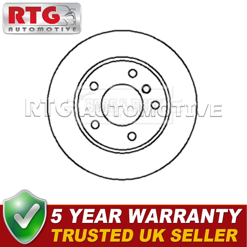 Front 1x Brake Disc Fits Land Rover Discovery 1998-2004 2.5 TD5 3.9 SDB000380