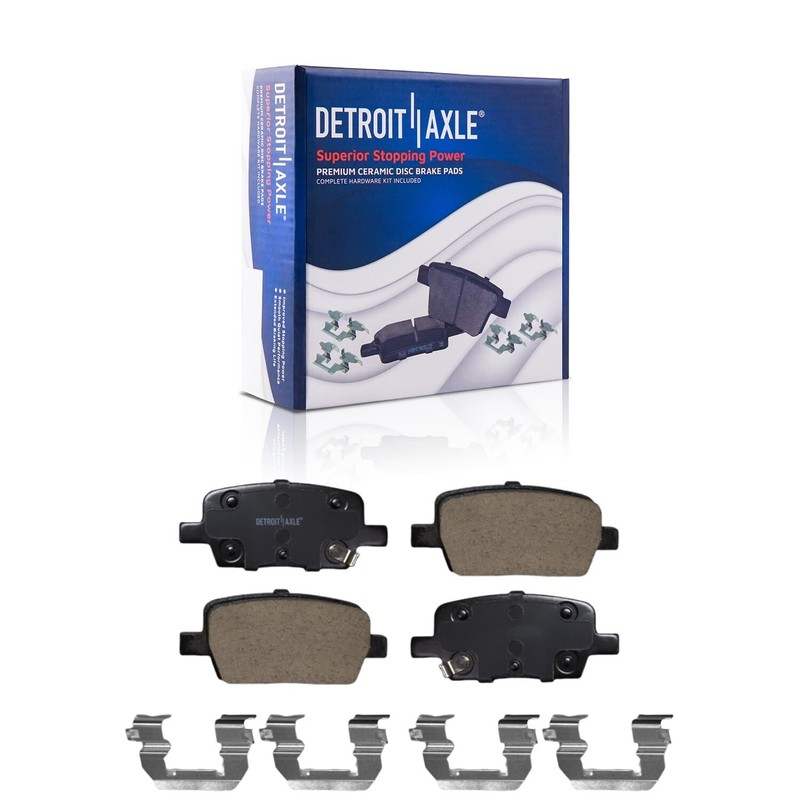 8pc Front Rear Drilled Brake Rotors Brake Pads Kit for GMC Acadia Buick Enclave gallery
