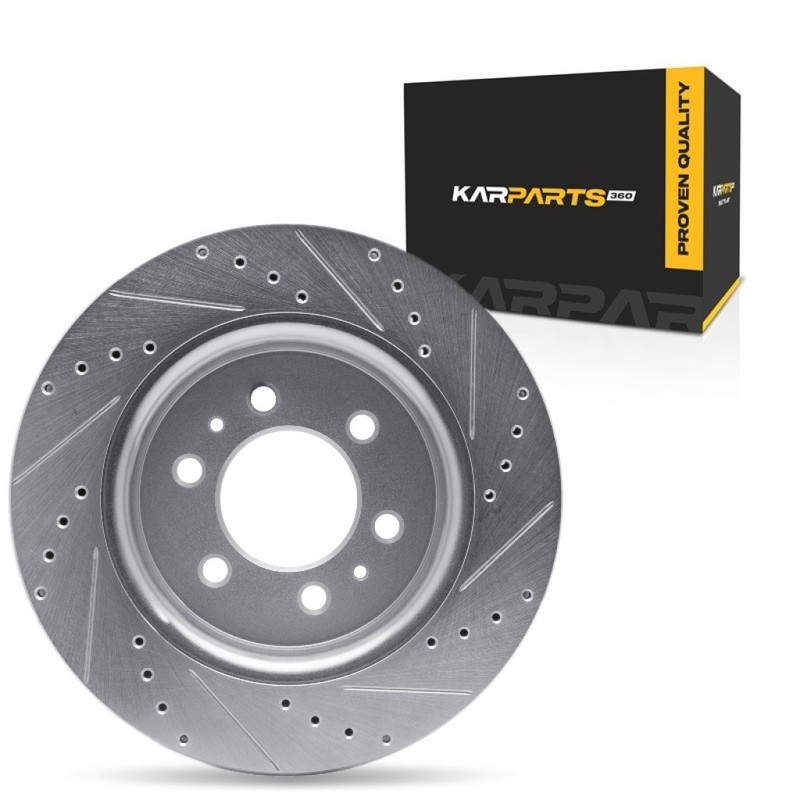 For Ford Expedition 2007-2020 Brake Rotor Set Front, Driver Side | Cast Iron