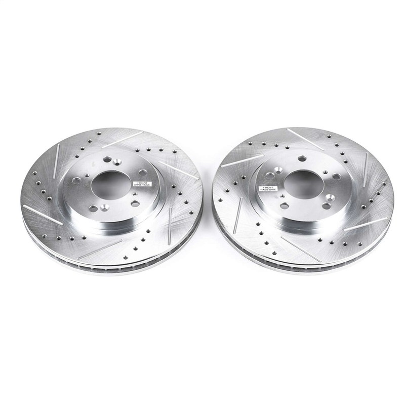 PowerStop JBR923XPR Disc Brake Rotor Set For Select 99-14 Acura Honda Models