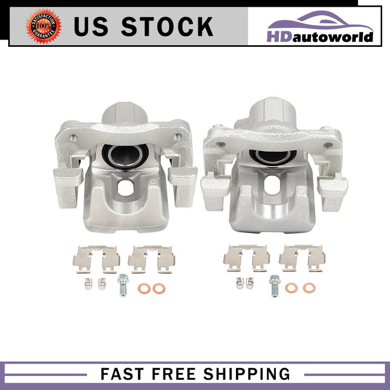 2x For 2008-2011 Toyota Avalon 07-11 Toyota Camry Rear Brake Calipers W/ Bracket