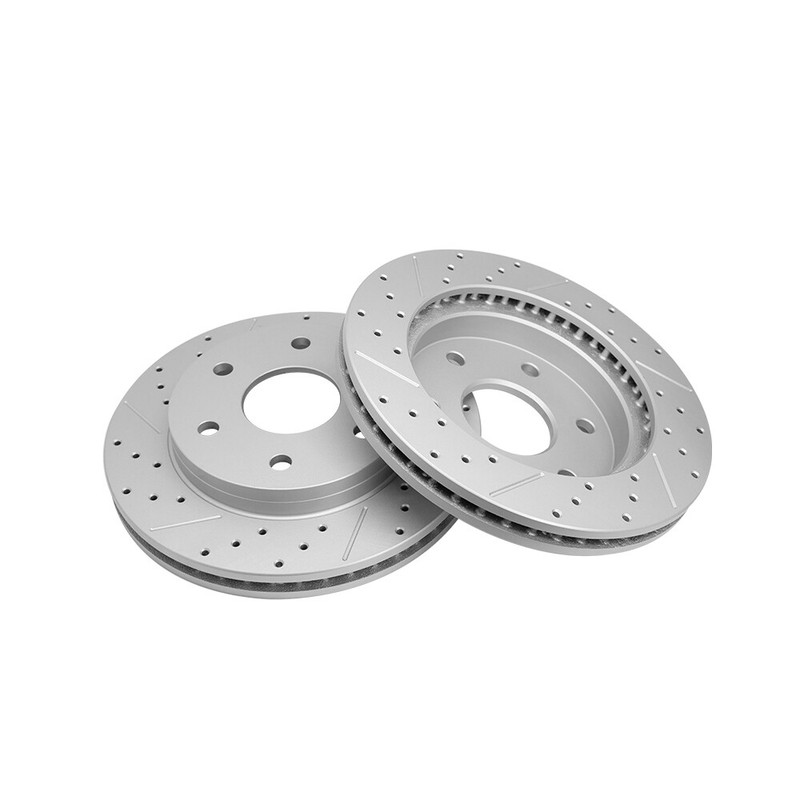 Front Drilled & Slotted Disc Brake Rotors For Escalade Silverado Sierra 1500 gallery
