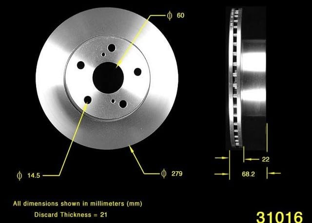 Bendix Premium Drum And Rotor Disc Brake Rotor P N Prt1693 gallery