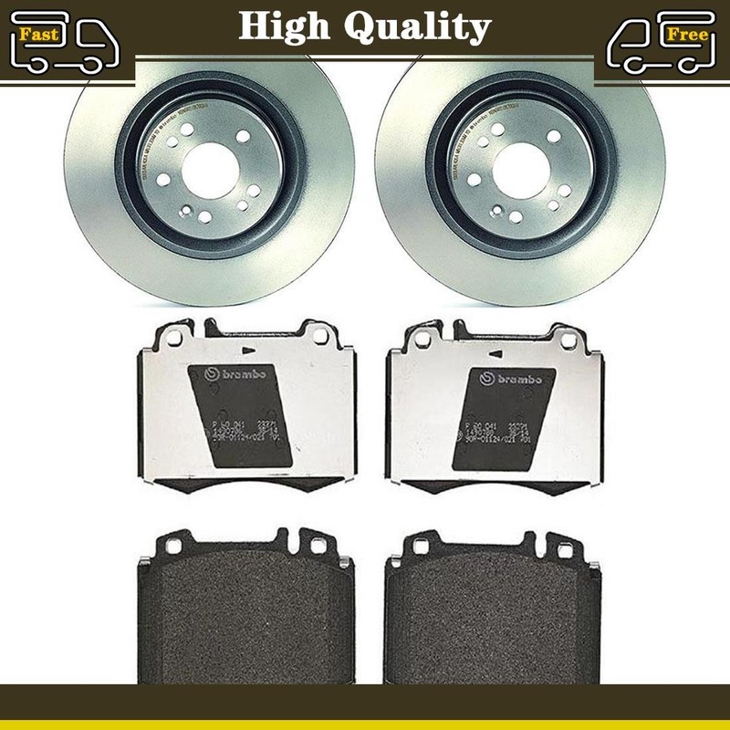 Front Disc Brake Pads Disc Rotors Fits Mercedes-Benz ML430 4.3L
