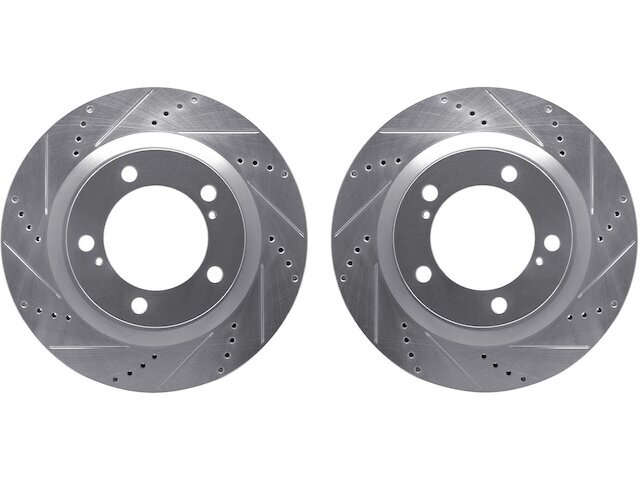 Dynamic Friction 78CV48V Front Brake Rotor Set Fits 2007-2021 Toyota Tundra