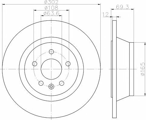 TEXTAR Rear BRAKE DISCS & BRAKE PADS for VOLVO S80 II D3 2012-on gallery