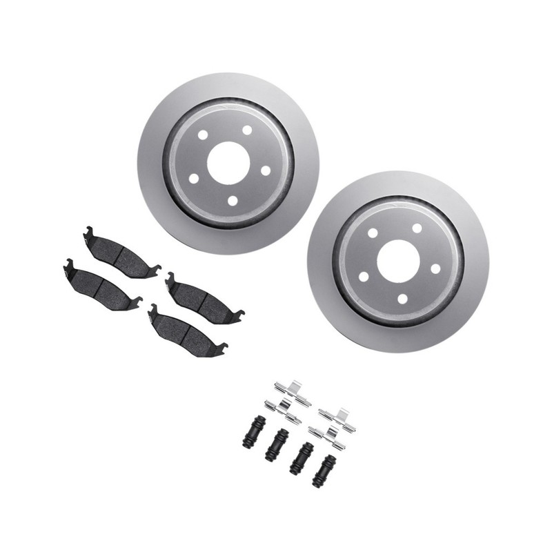 For Ram 1500 2011-2018 Brake Rotor Set Rear gallery