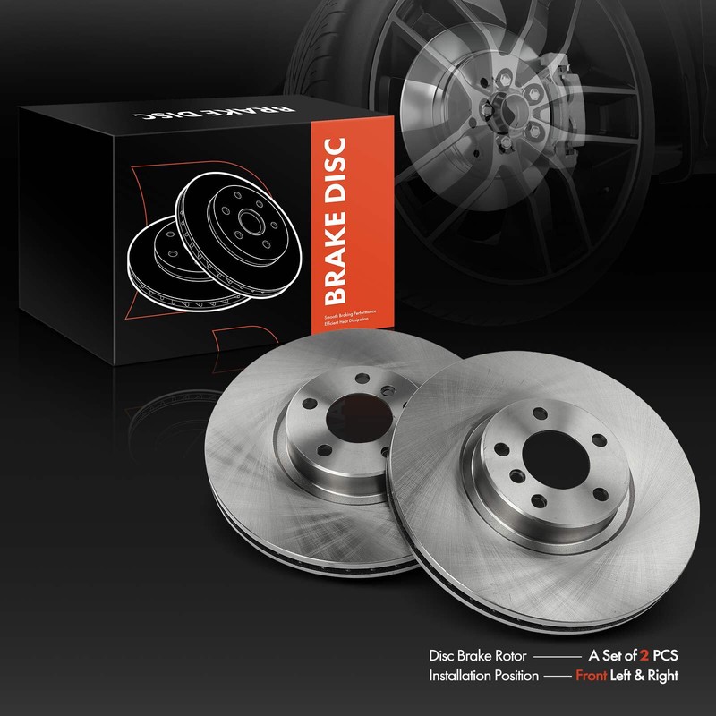 2pcs 348.1mDisc Brake Rotors for BMW E70 X5 X6 2007-2018 Front Left & Right Side gallery