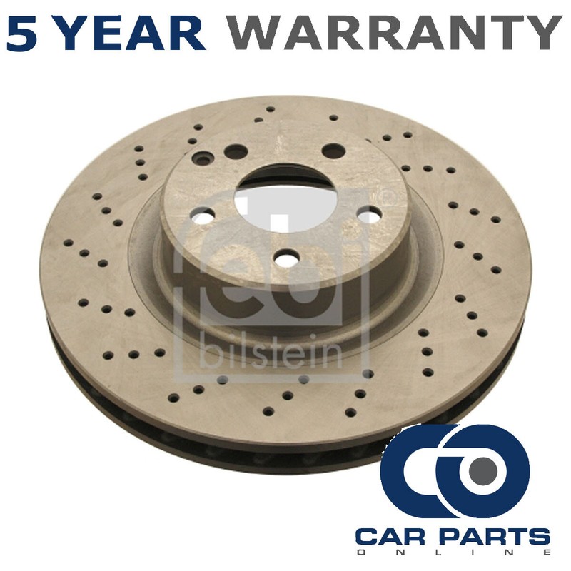 1x Brake Disc Front CPO Fits Mercedes S-Class 1998-2005 2204212512