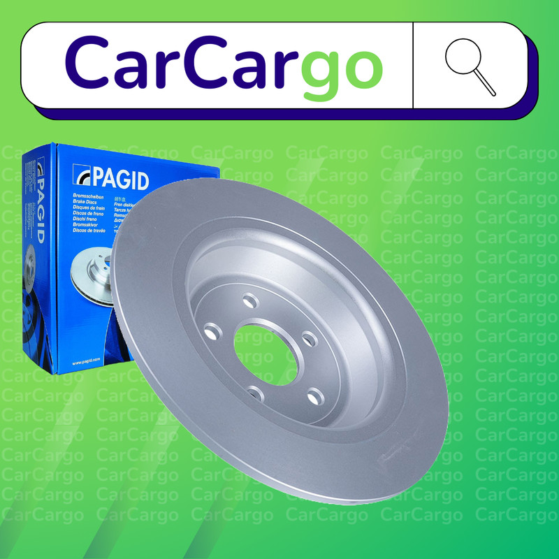 Pagid Solid Rear Brake Discs Pair For Ford Kuga 2.0 TDCi 2012-2019 316 mm