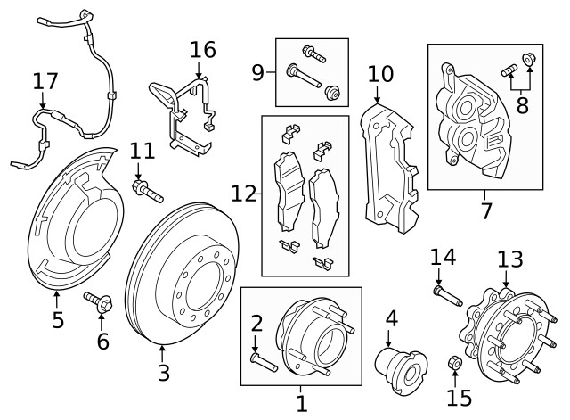 Genuine Ford Disc Brake Rotor PC3Z-1125-B gallery