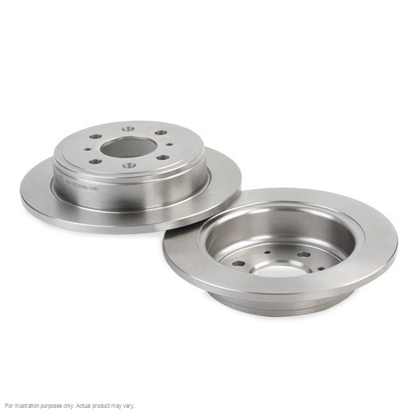 2X APEC Rear Brake Discs for HONDA CIVIC MK V Hatchback 239mm Solid SDK6053 gallery