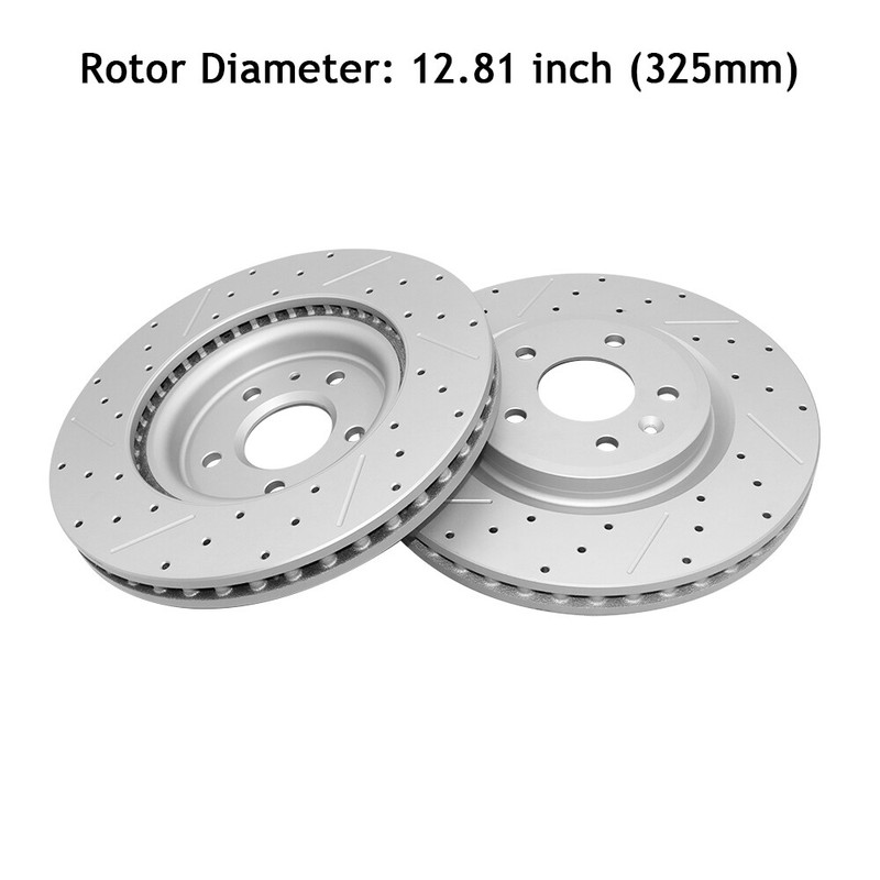 4PCS Front & Rear Disc Brake Rotors for 2011 - 2019 Ford Explorer Flex Taurus gallery