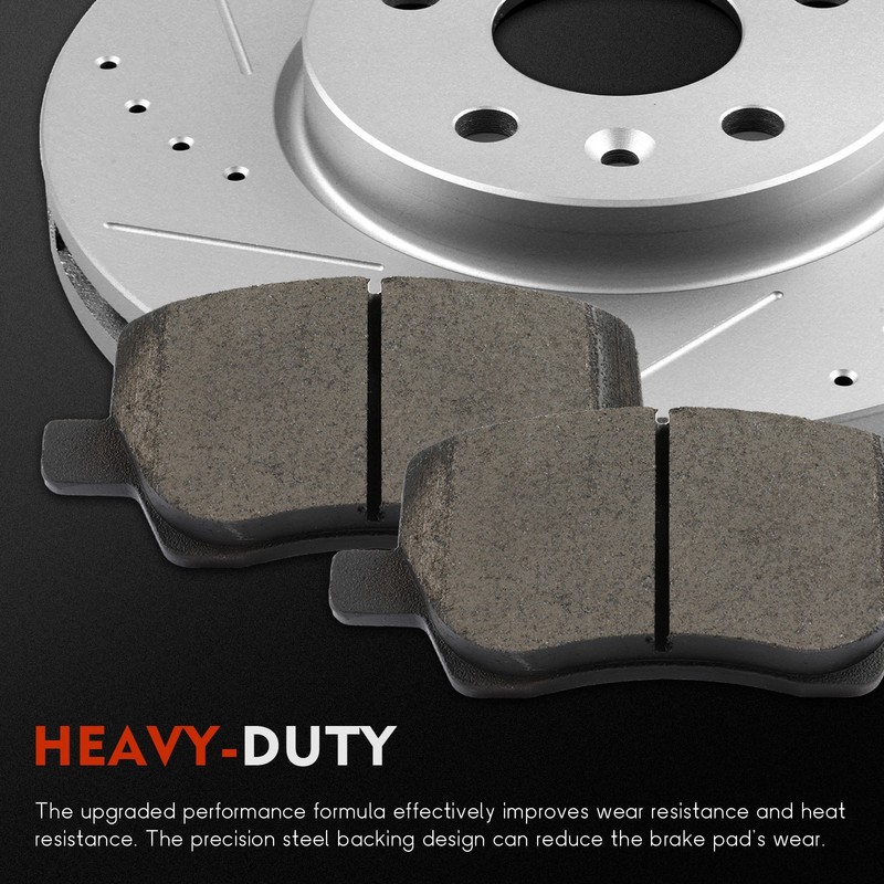Front Brake Rotors And Ceramic Pads for Chevrolet Sonic 2018 2019-2020 gallery
