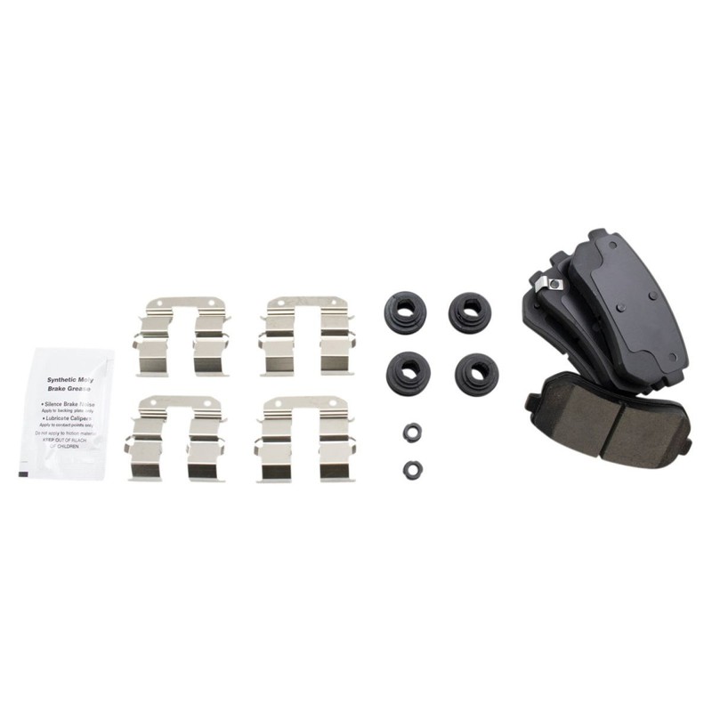 Front & Rear Disc Brake Rotor & Ceramic Pad Kit Direct Fit for Kia Forte gallery
