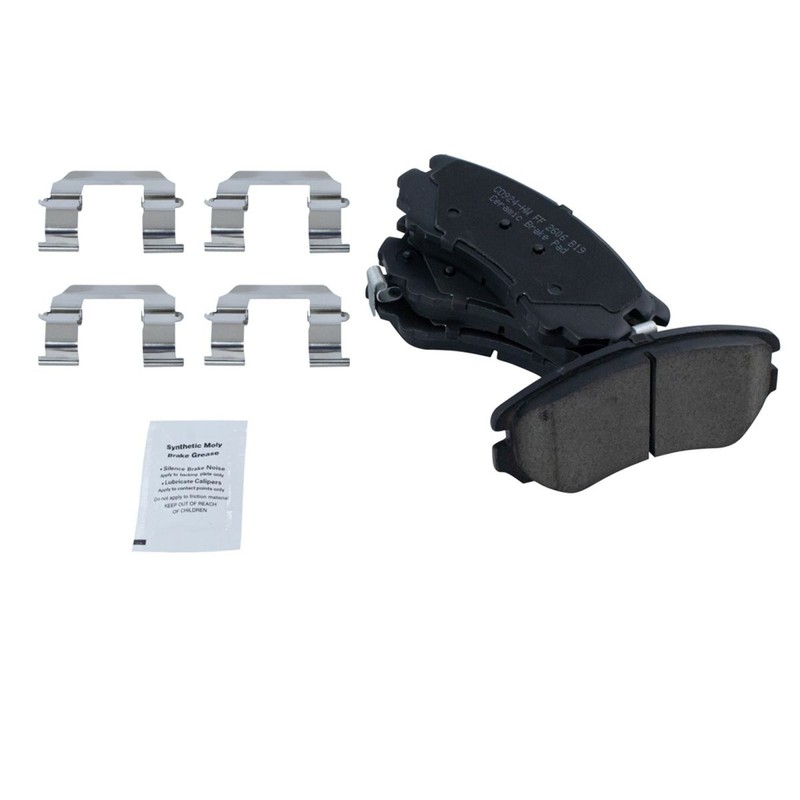Rotor & Ceramic Brake Pad Front Set Kit for Hyundai Sonata Kia Optima gallery