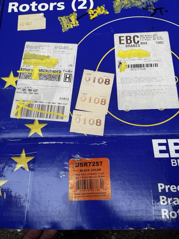 EBC Disc Brake Rotor Set - Front USR Rotors 2005 thru Fits 2008 Acura RL 3.5 USR gallery