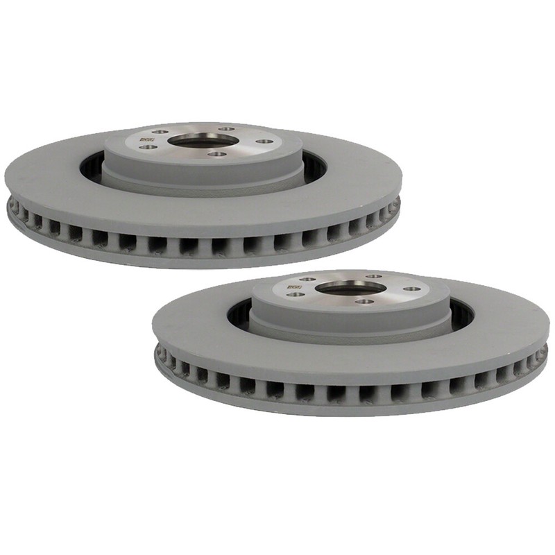 Motorcraft OEM 345mm Front Vented Disc Brake Rotors for Ford Lincoln