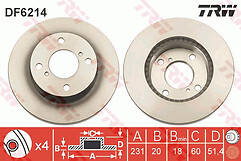 Fits Alto 1.0 Petrol 09-15 Set of Front Brake Disc’s 231mm Vented