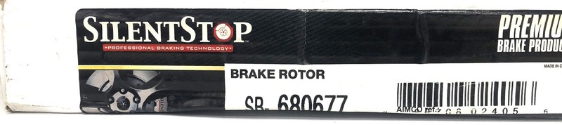 Silent Stop Front Brake Disc Rotor SB-680677 NOS gallery