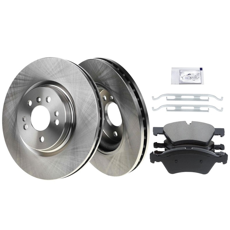 2-Wheel Set Brake Disc and Pad Kits Front for MB Mercedes R Class ML R350 ML450