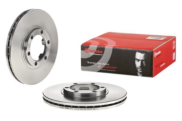 2x Brake Discs Pair Vented fits ISUZU CAMPO KB, KBD27 2.2D Front 88 to 90 C223 gallery