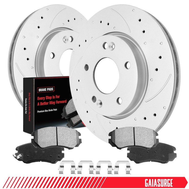 275mm Front Disc Brake Rotors + Brake Pads for 2007 – 2010 Hyundai Elantra Sedan