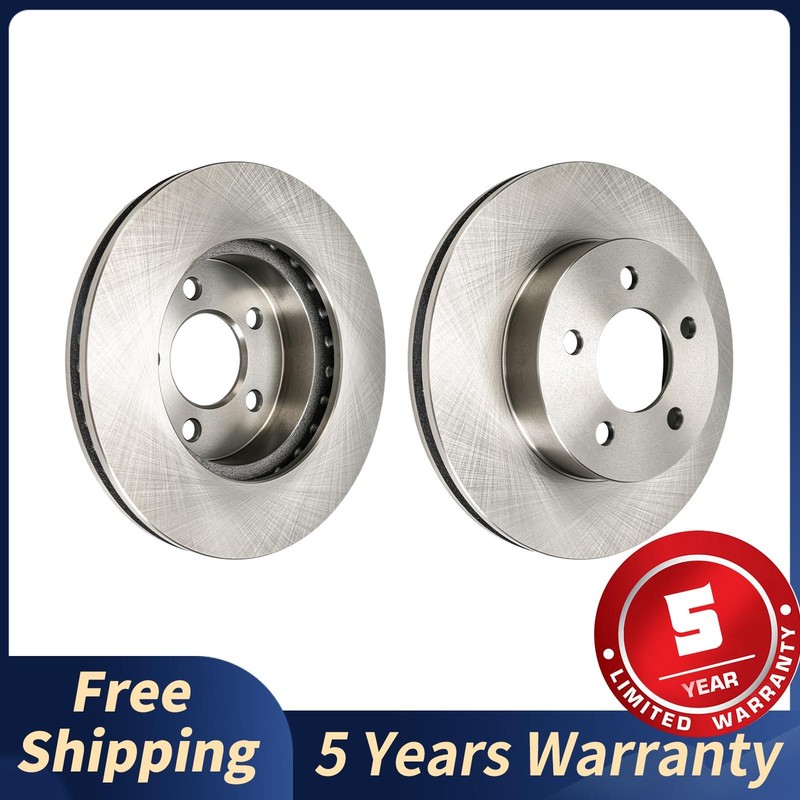 Front Vented Brake Rotors Rust Preventative For 2002-2007 Jeep Liberty Set of 2