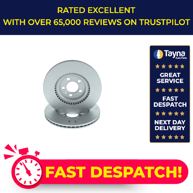 2x Brake Discs Pair Vented fits SEAT IBIZA Front 08 to 17 310mm Set Bosch New