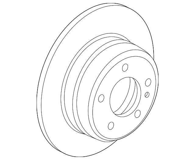 Genuine BMW Rotor Rear 34-21-6-864-056