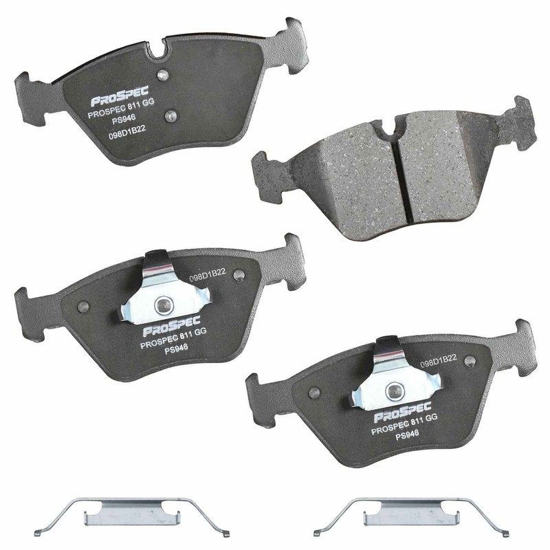BMW045FFDP 330 E46 2000-2006 Brake Front + Pads Double Drill & Diamond Slot gallery