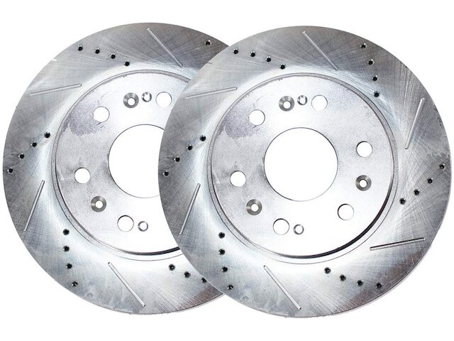 Front Detroit Axle Brake Rotor Set fits GMC Envoy 2005-2009 66DMQF