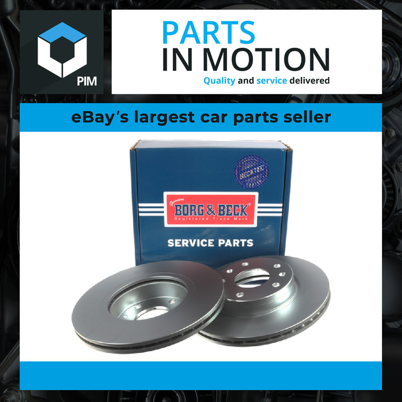 2x Brake Discs Pair Vented Front 277mm BBD4285 Borg & Beck Set SDB000080 Quality