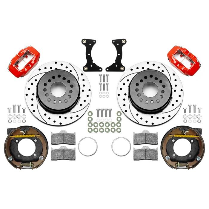 Wilwood 140-17121-DR Forged Dynalite Rear Parking Brake, DS, Red gallery