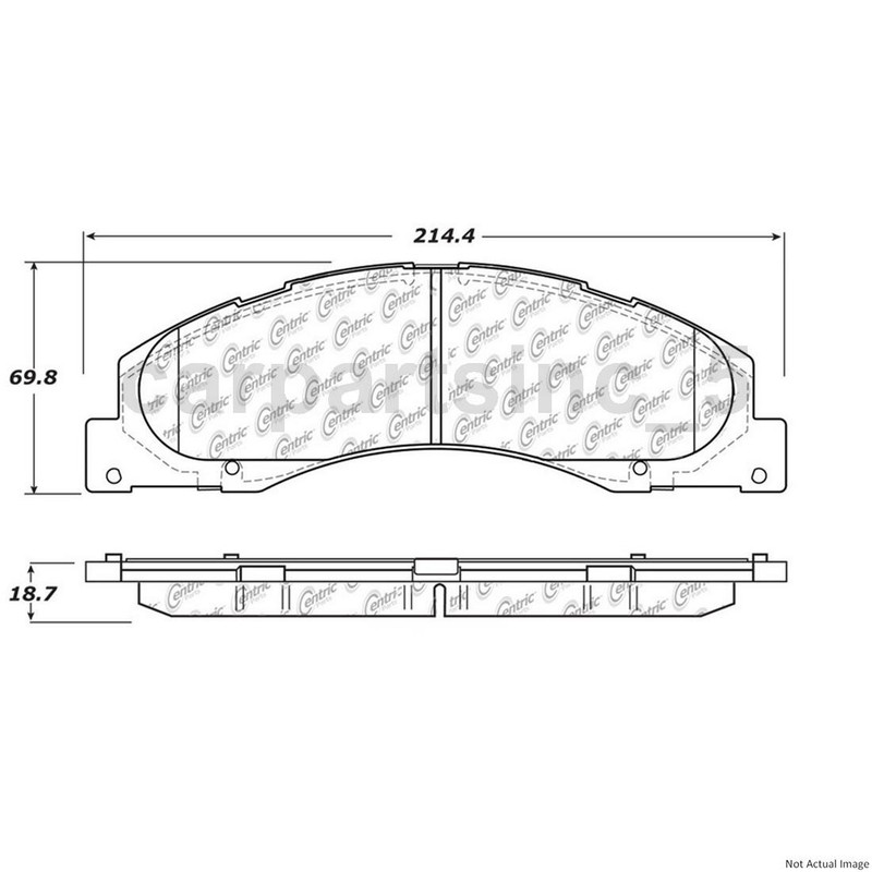 Brake Pad Brake Rotor Front Fits Ford E-150 Ford E-250 Ford E-350 Super Duty gallery