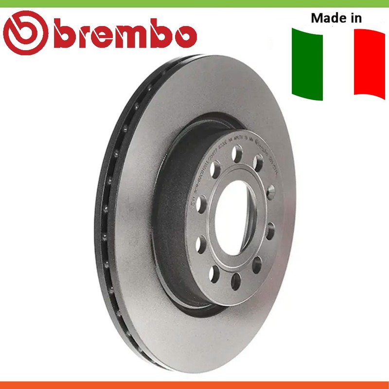 New Brembo Front Rotor 280mm OD UV Coated For AUDI A3 3.2L BDB V6 24V DOHC 2004–