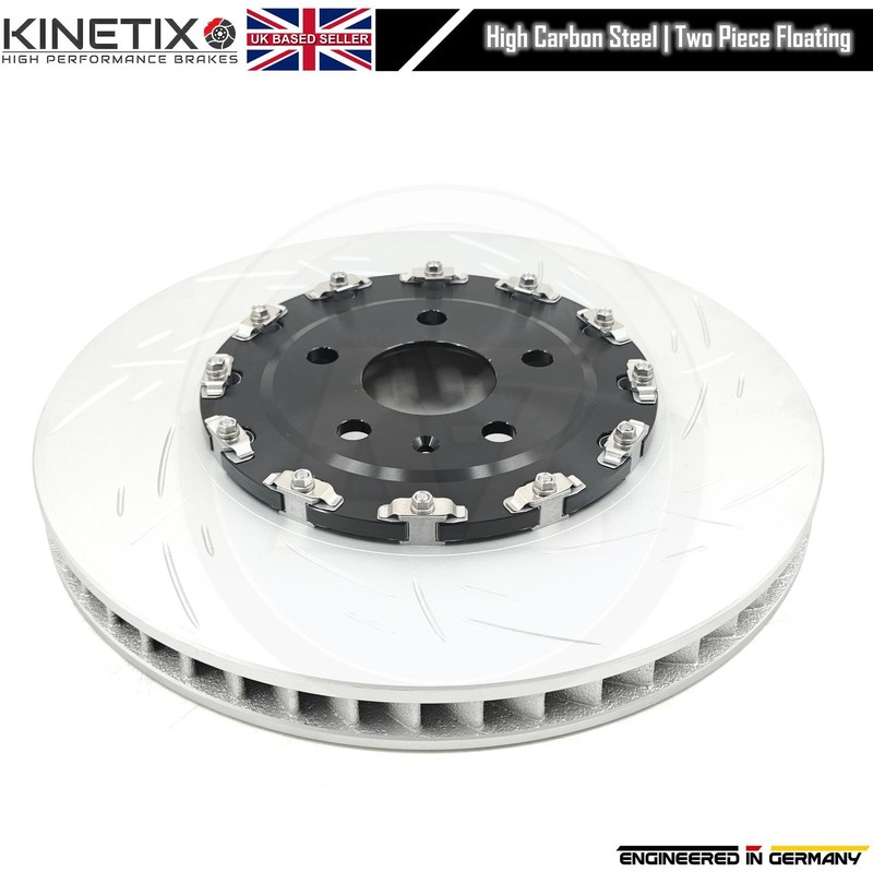 FOR CUPRA FORMENTOR FRONT TWO PIECE FLOATING BRAKE DISCS XTRA PADS 375mm gallery